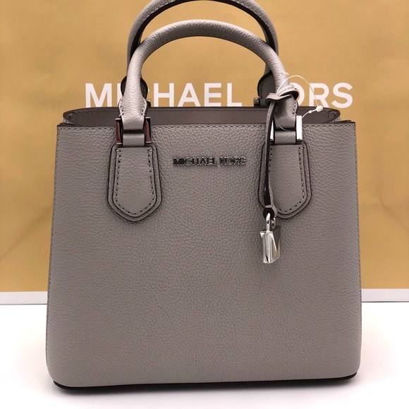 Michael Kors Handbags - Michael Kors Adele M Messenger Bag Perl Grey